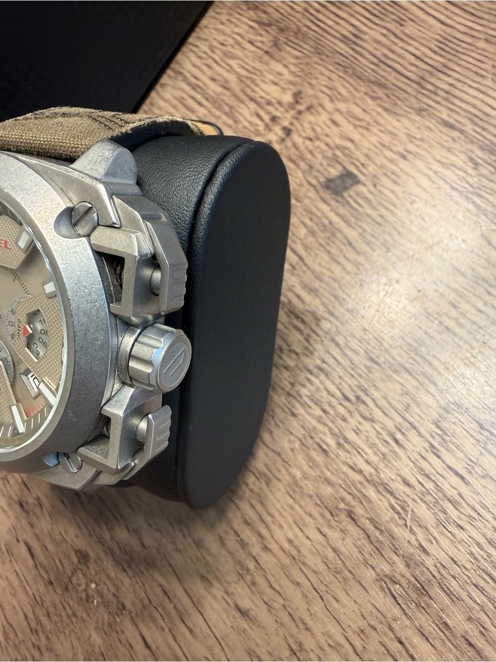 Diesel Army Green Khaki Dial Stainless Steel Chronograph Watch - Picture 2 of 11